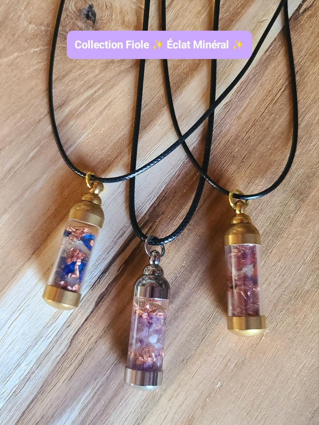 Collection Fiole ✨️ "Éclat Minéral"