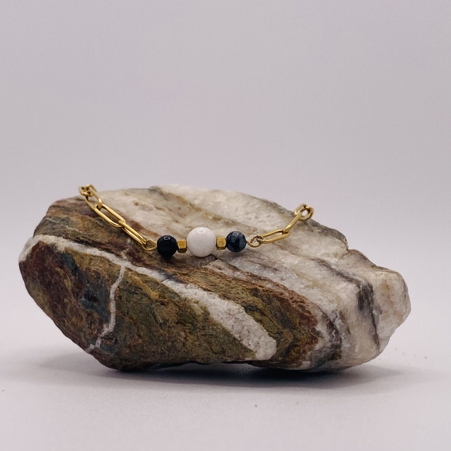 Bracelet Rose - howlite
