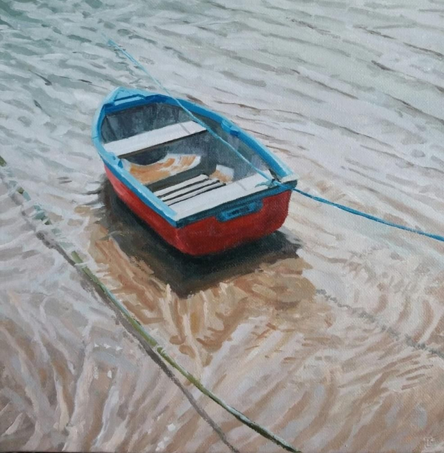 Print mini 'Little Red Boat'