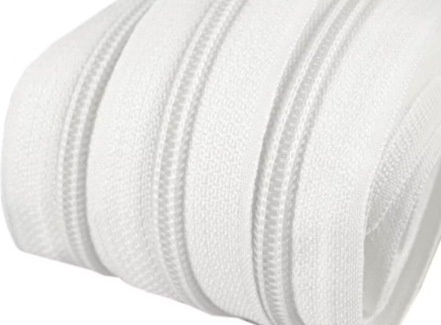 Fermeture 5mm blanche