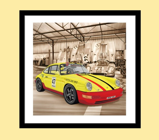 Porsche 911 Race Car in 917 Workshop