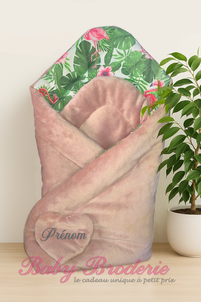 Nid d&#039;ange Vieux rose et flammant rose 