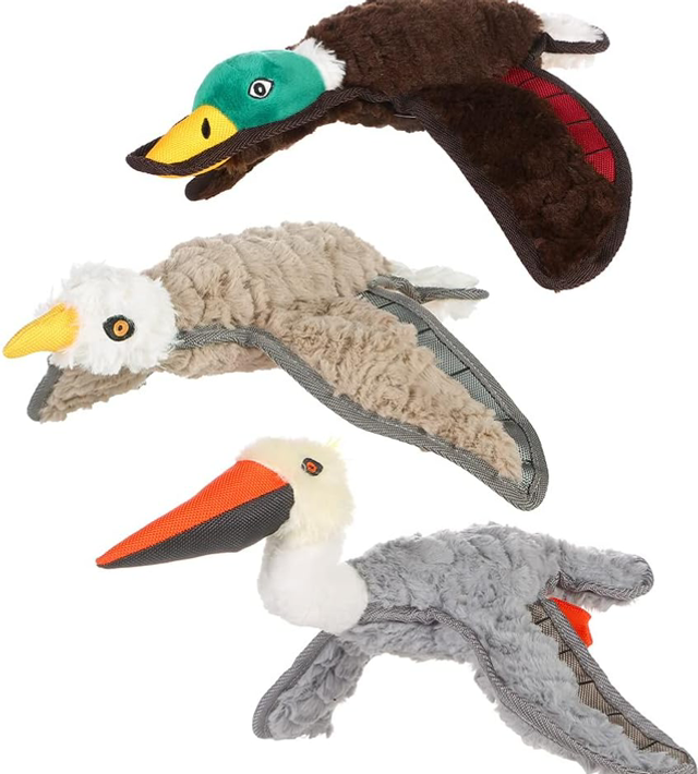 MOP Plush Dog Toys - Birds 