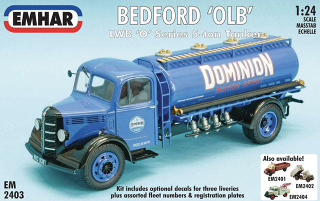 EMHAR PKEM2403 1:24 Scale Bedford O Series LWB Tanker