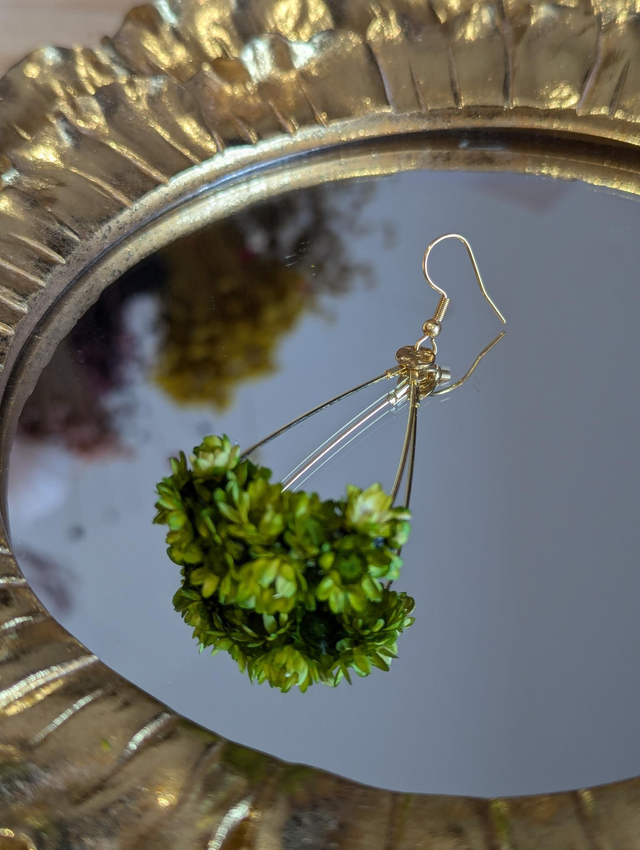 Boucles d'oreilles Lyra - Vert