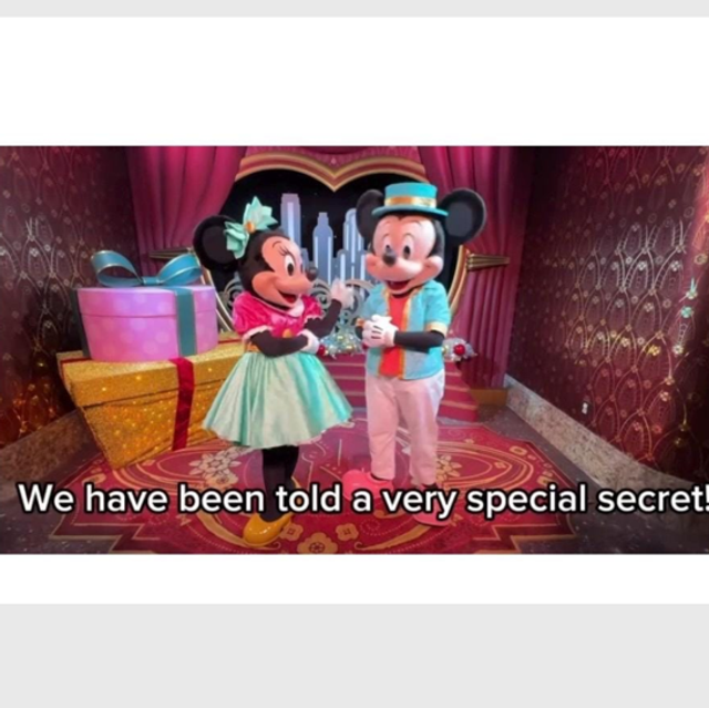 Disneyland Paris Christmas surprise reveal video