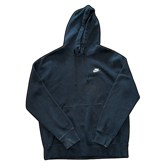 Nike Club Hoodie Black - L