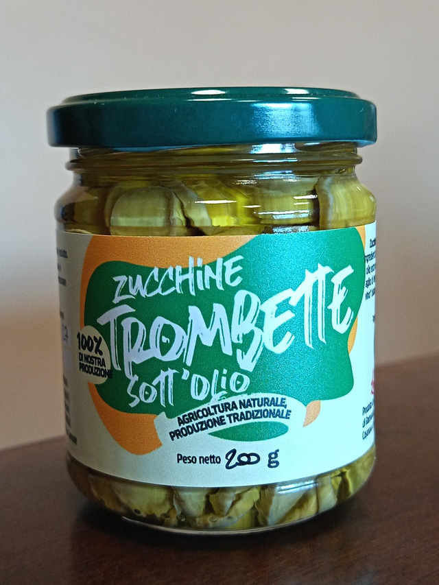 ZUCCHINE TROMBETTE SOTT'OLIO 200 GR