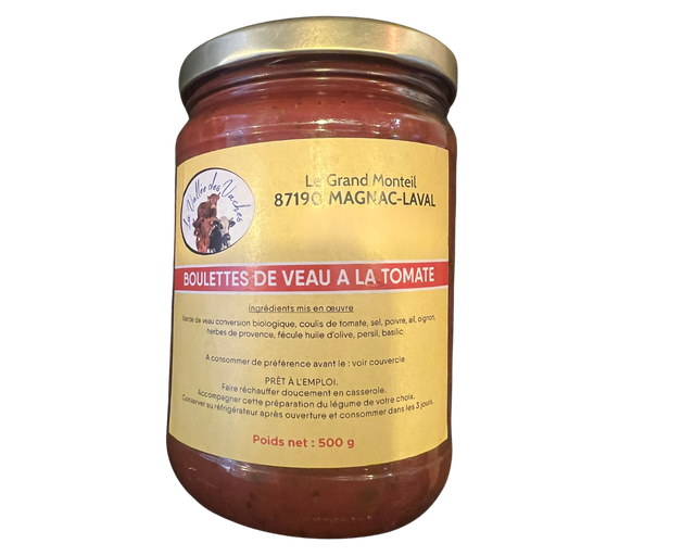 Boulette de veau à la tomate