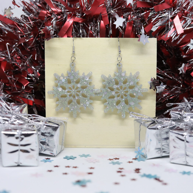 Boucles d'oreilles Flocon 2