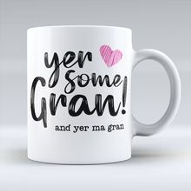 Scottish Banter Heart Mug