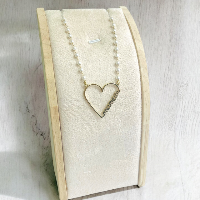Collier perle maman 