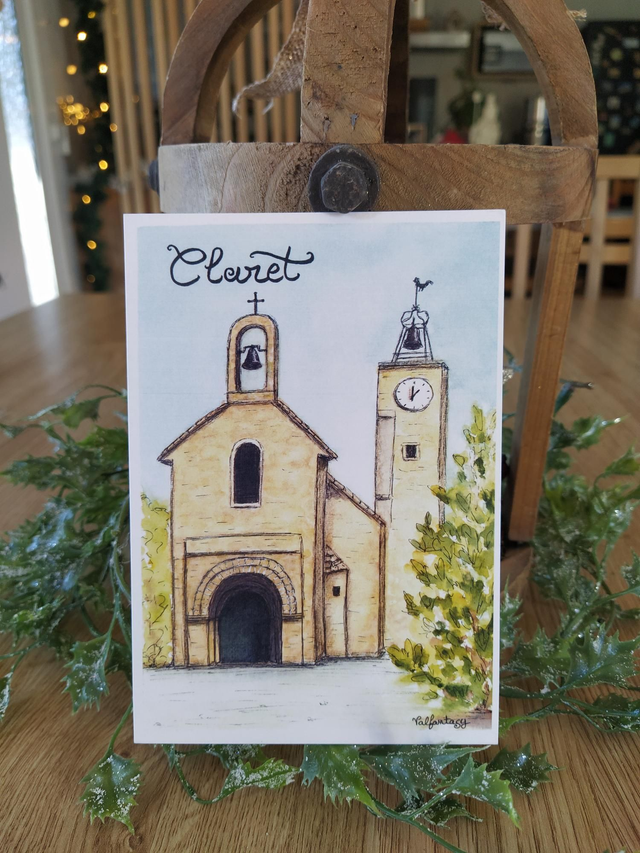 Carte "Claret" 10 x 15 cm