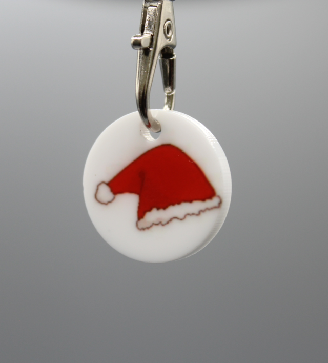 Santa hat trolley token