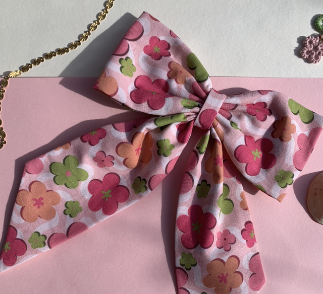 Summer edition Flower Power Hair Bow