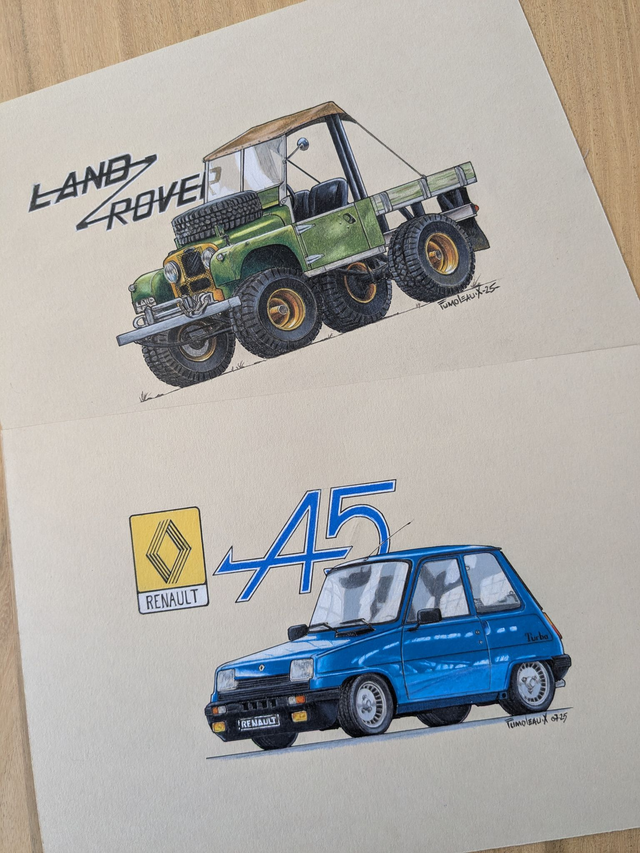 Illustration personnalisée : Pack A4 Cartoon