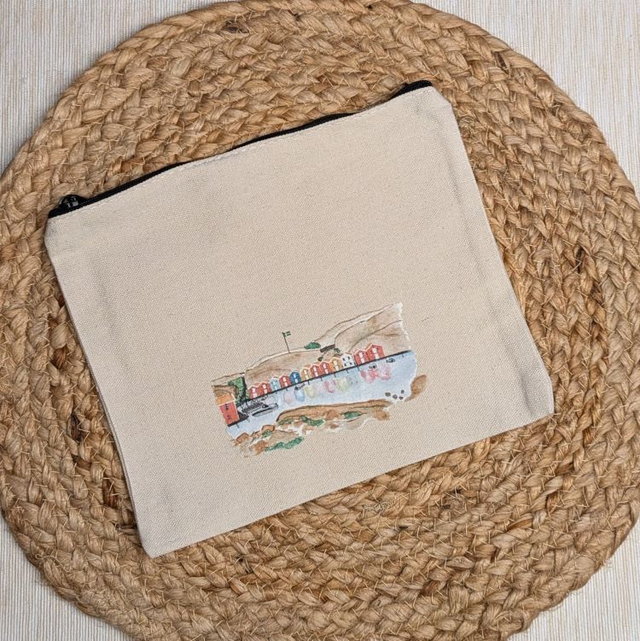 Reißverschlusstasche "Schwedenhäuser"