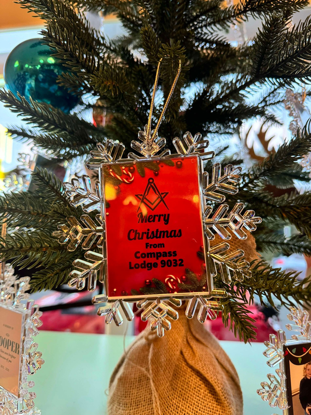 Custom Masonic Tree Decoration 