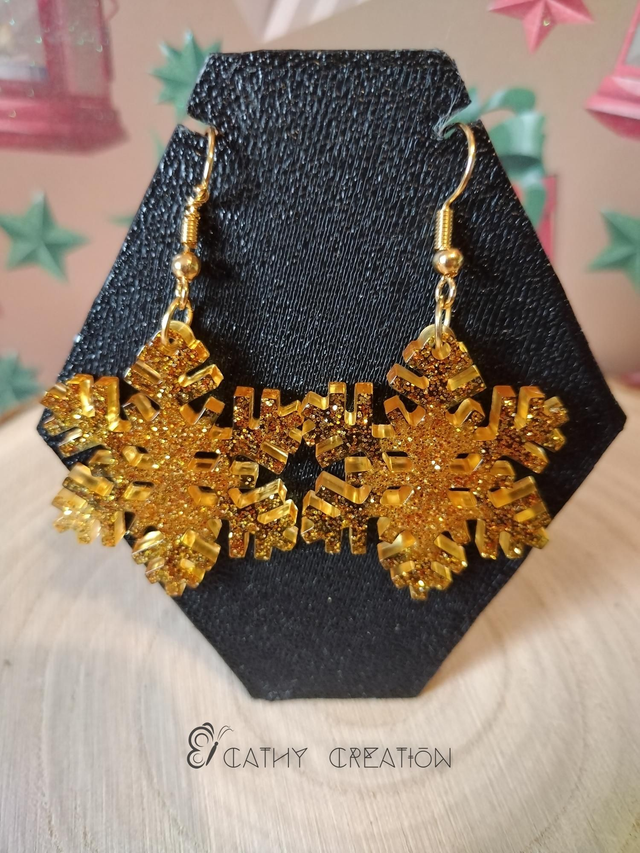 Boucles d'oreilles noël 