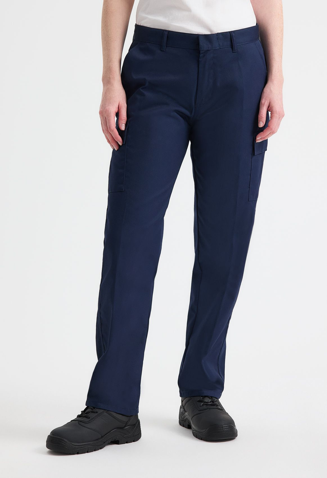 Ladies Cargo Trousers (BLACK)