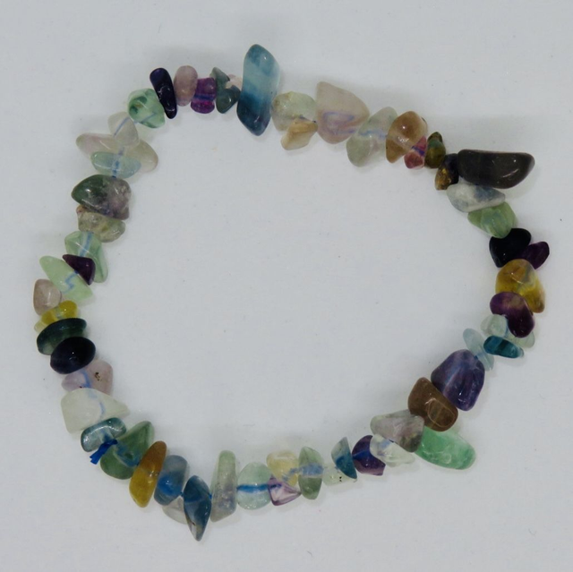 Bracelet baroque en Fluorine 