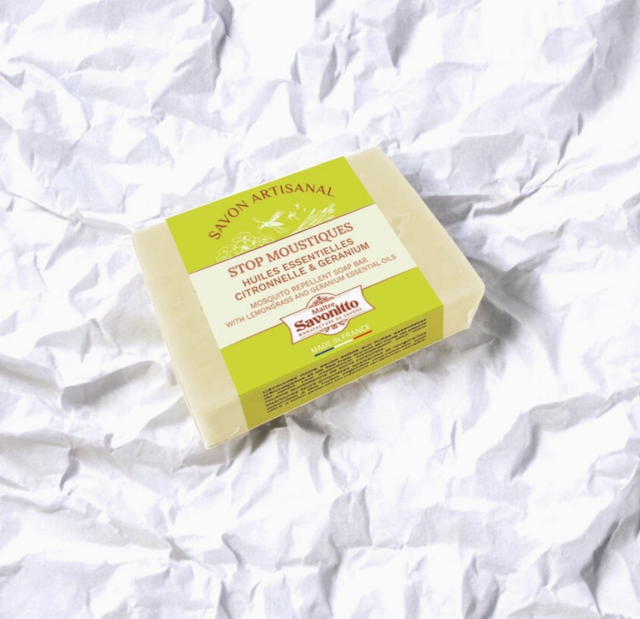 Savon "Stop Moustiques", Citronnelle & Géranium