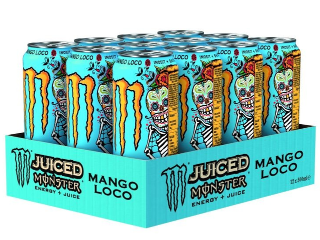 DPG Monster Energy Mango Loco Juiced Ds. 0,5l DPG (12 x 0,5 L)