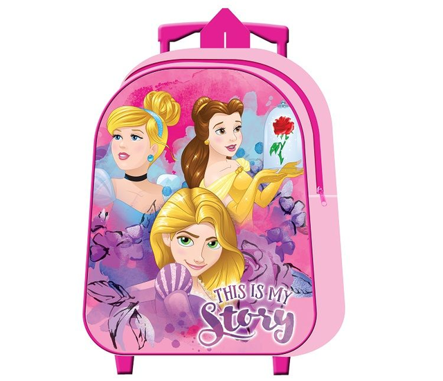 ZAINO ASILO TROLLEY PRINCIPESSE H.31 X B.23X P.10CM