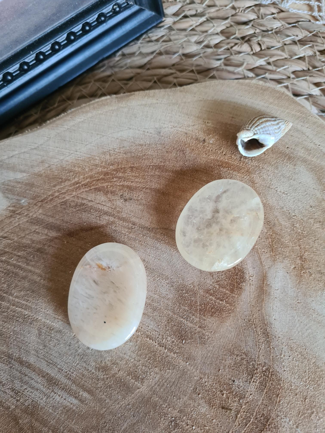 Galets anti-stress Calcite orange