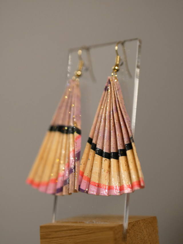 Parchemins crème paillettes