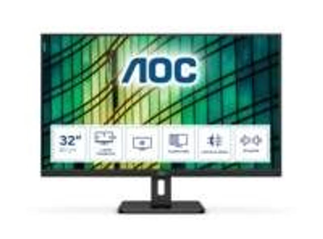 AOC E2 U32E2N LED 31.5iinch 4K Ultra HD Zwart
