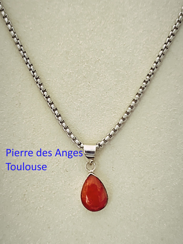 Pendentif Corail Gorgone