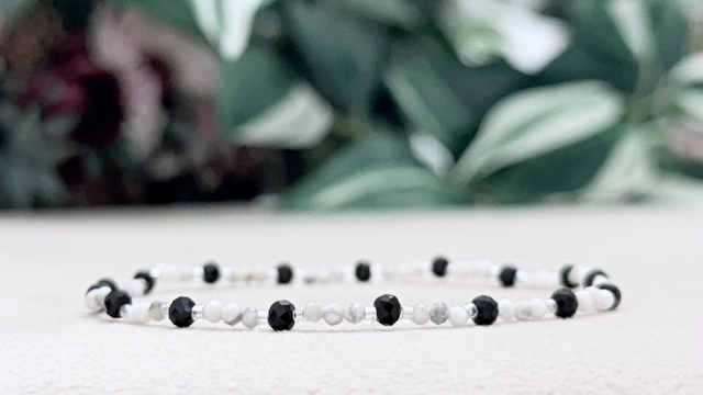 Bracelet | Howlite - Délicat 1