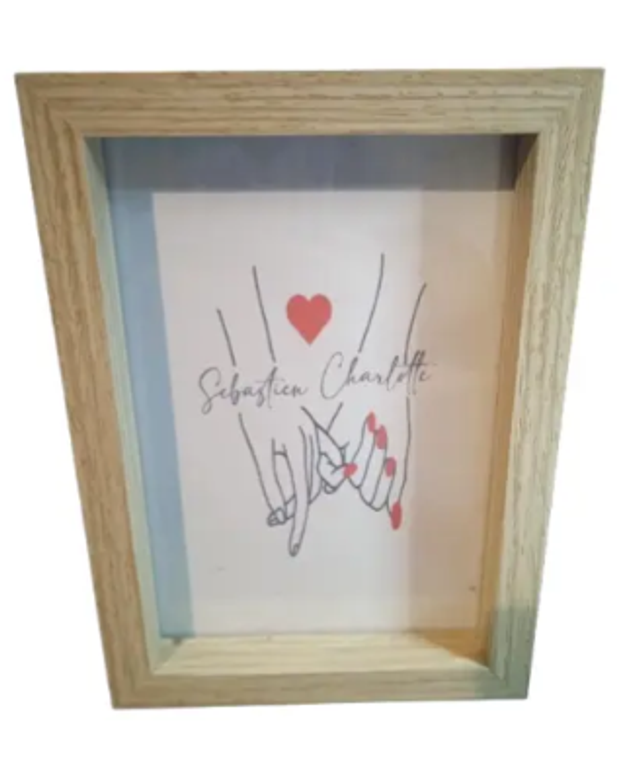 Illustration Amour Personnalisée 10x15 cm