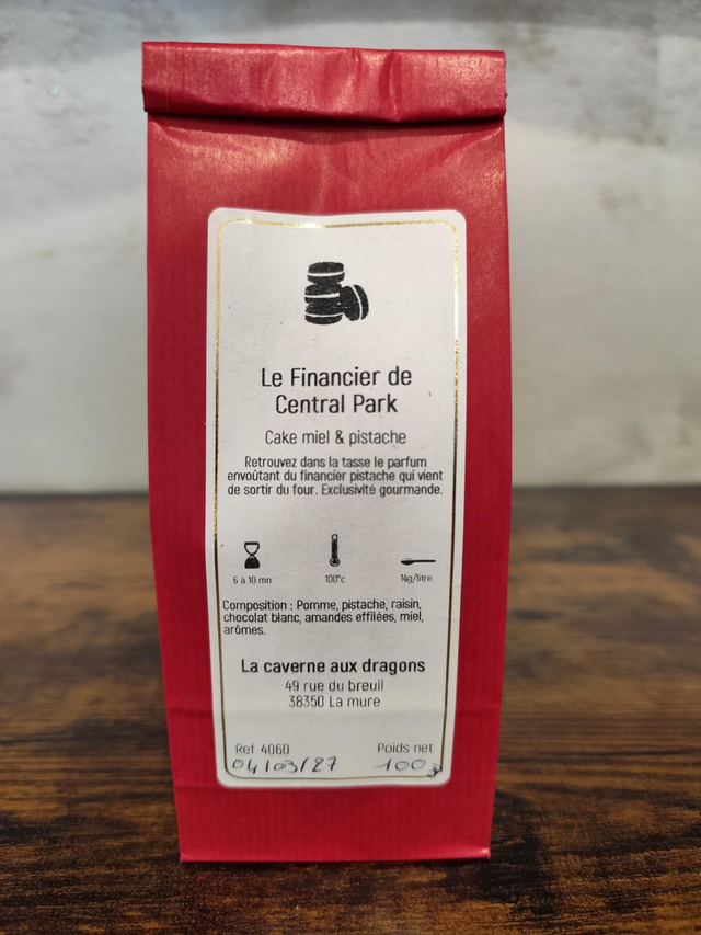 Le Financier de centrale park 100g