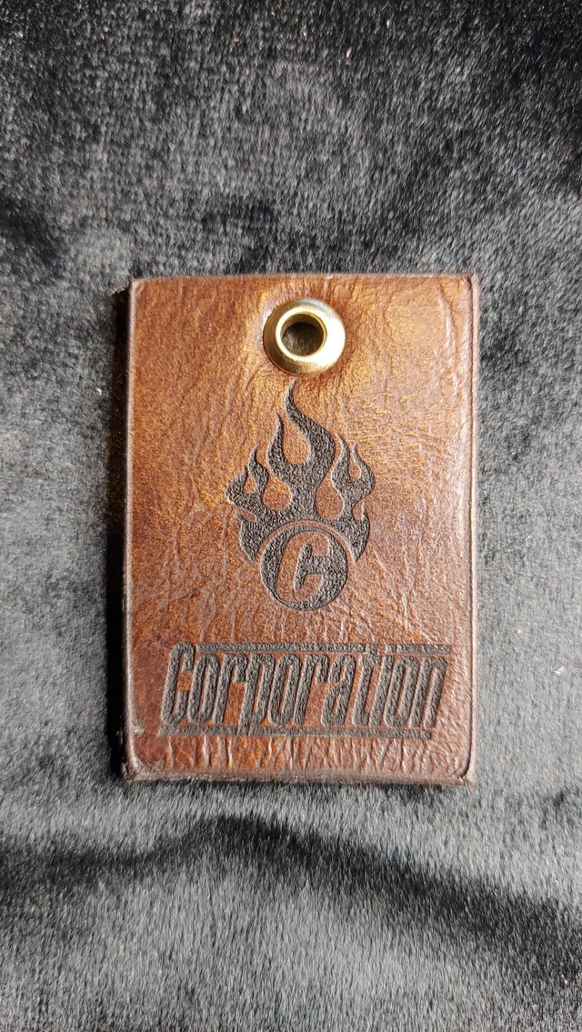 049 / 100 2nd Limited Edition Genuine CORP SOFA Leather Keyring