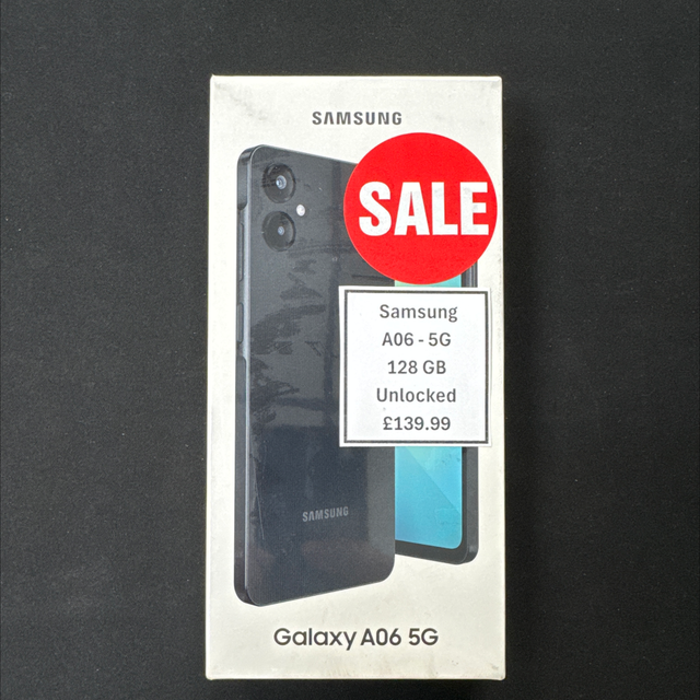 NEW Samsung Galaxy A06 - 5G - 128 GB Unlocked 