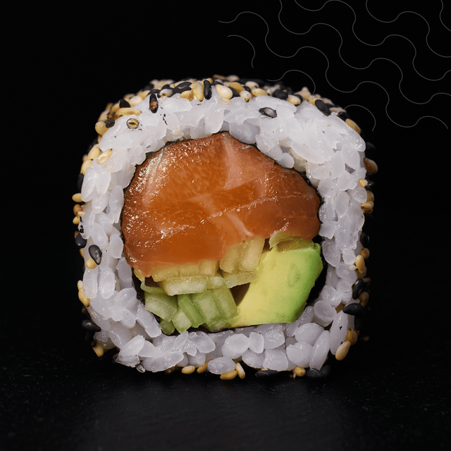 #15 California Salmón Y Sésamo