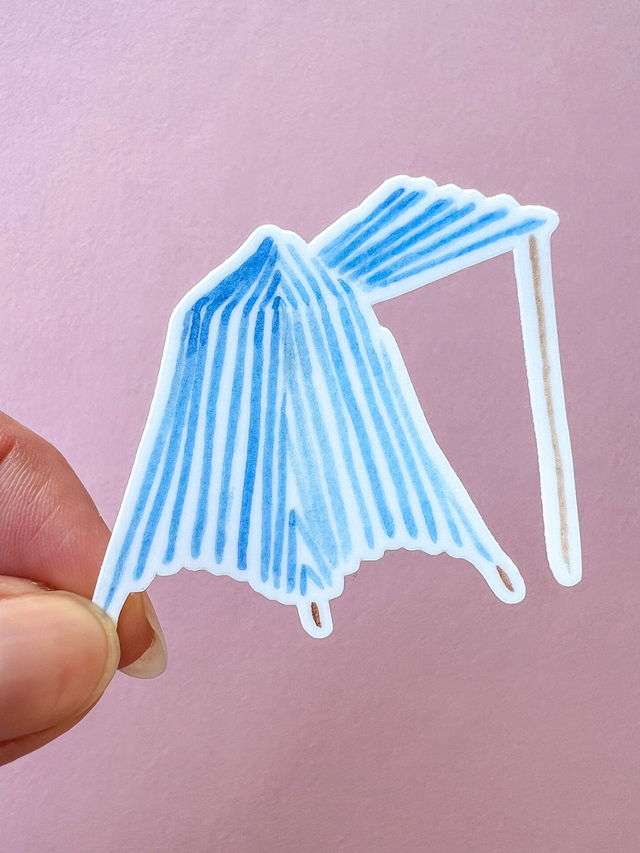 Sticker Cabine de plage