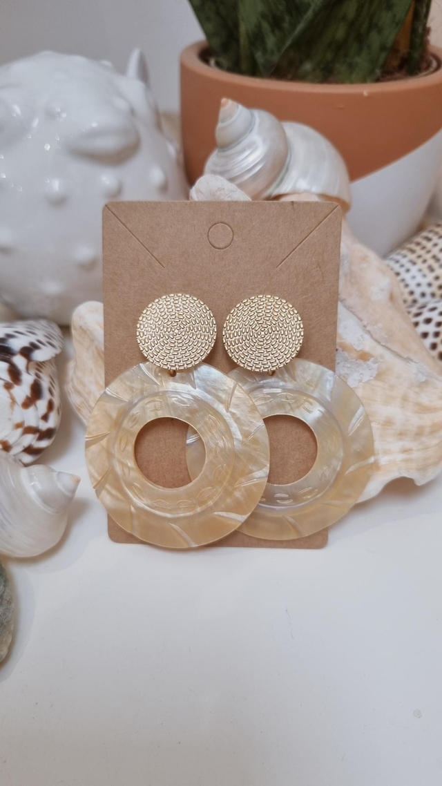 Boucles d’oreilles nacre 