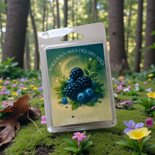 Fondant parfumé "Baies sauvages des Dryades" (mûre myrtille)