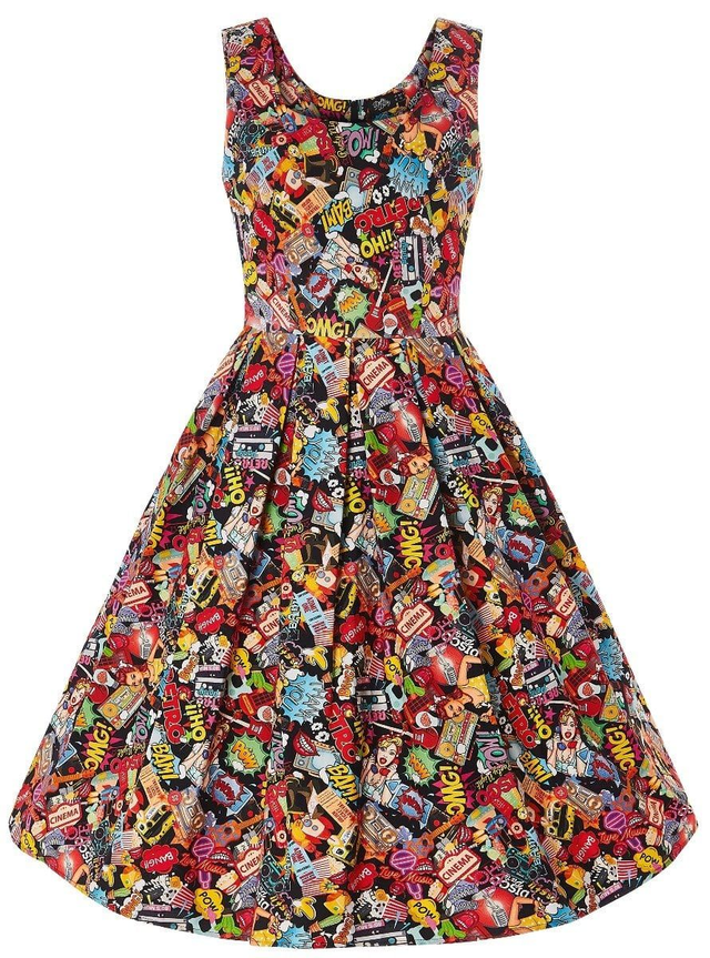 Amanda Swing Dress Pop Art