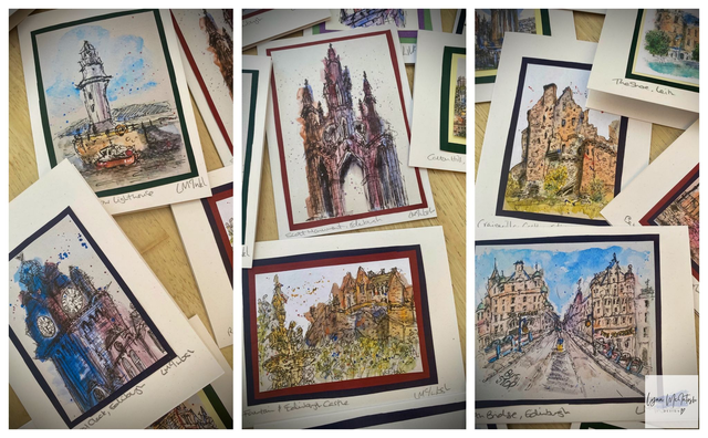 Box of Edinburgh & Leith Art Cards