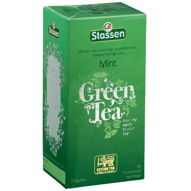 Stassen Mint Green Tea Gastro-Teebeutel