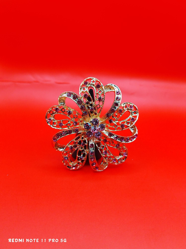 Bague romantique rose &amp; doré