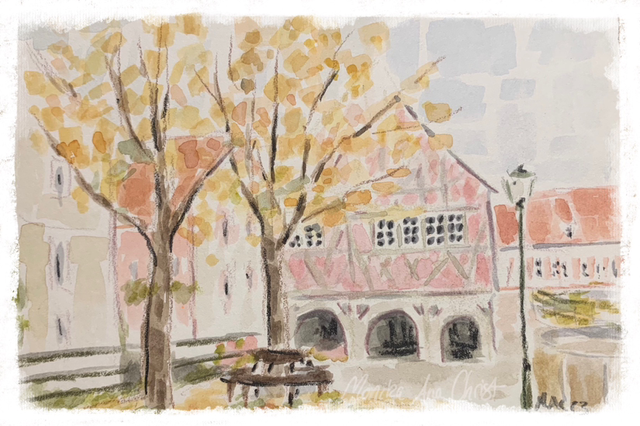 Aquarellstudien Ailringen