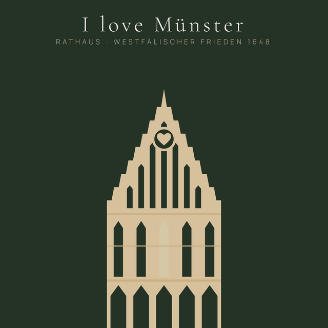 I love Münster – Rathaus