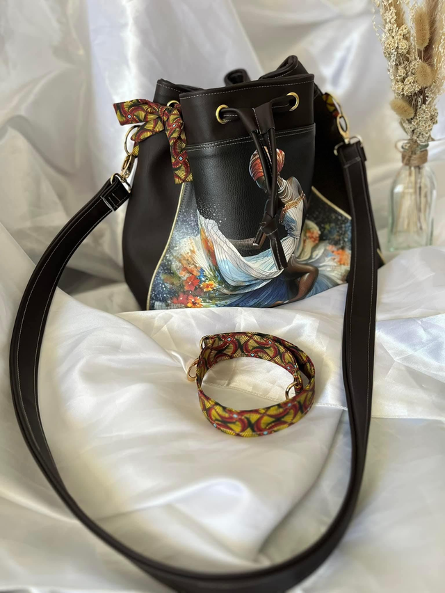 Sac seau coupon africaine piece unique 