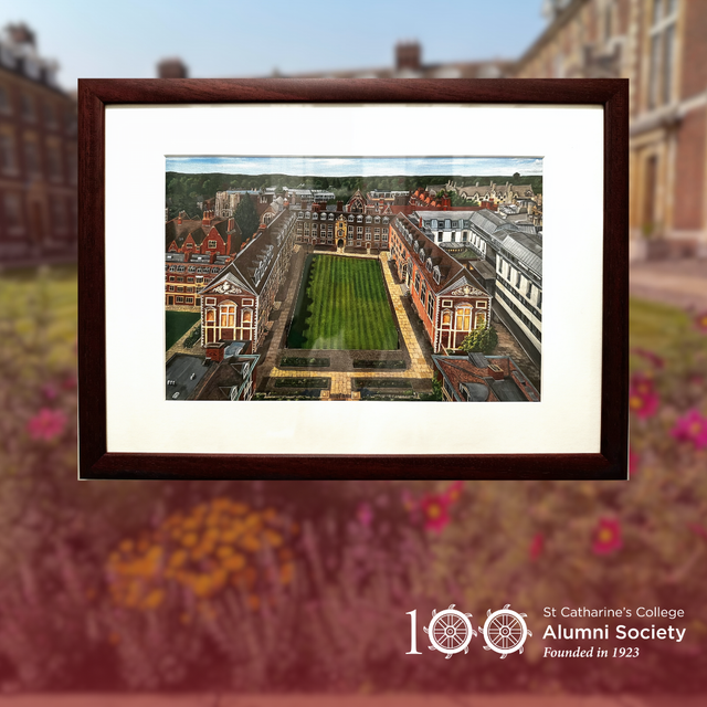 Print of St Catharine's College