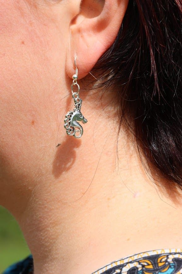 Korvakorut hevosenpää - Earrings horsehead